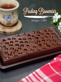 Foto resep Puding Brownies