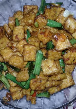 Foto resep Oreg tempe kacang panjang