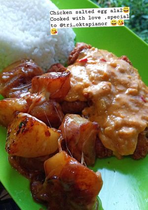 Foto resep Chicken salted egg