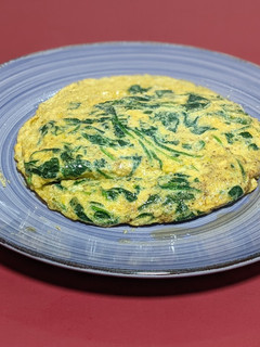 Una foto de Tortilla de espinacas baby