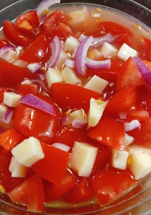 Paradicsomsaláta recept fotója