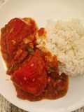 Pimientos del piquillo rellenos de bacalao