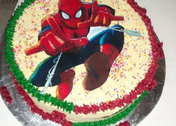 Update, Making Recipe Plain sponge cake and decoration Delicious Simple