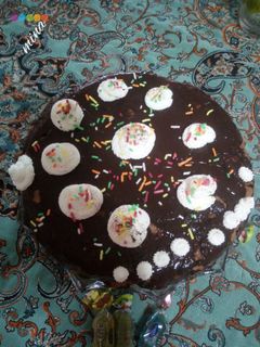 عکسی از دستور کیک یخچالی