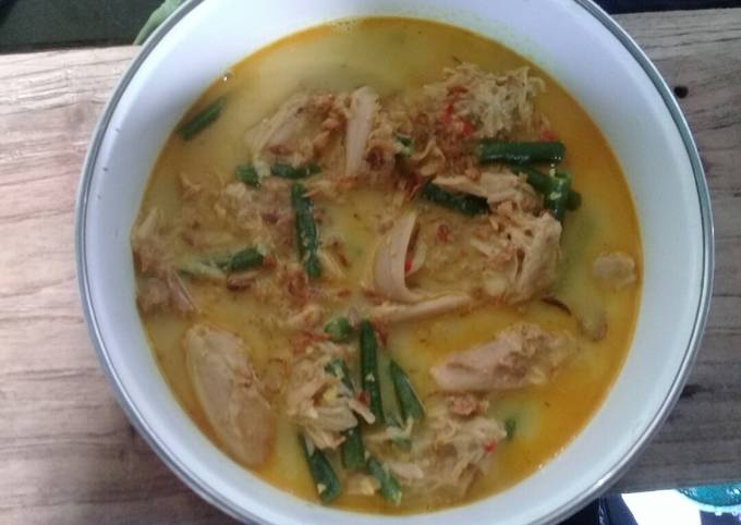 Standar Cara  buat Gulai Nangka Kacang Panjang dijamin nagih banget