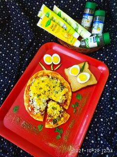 এগ পিৎজা (Egg pizza recipe in Bengali) রেসিপির প্রধান ছবি