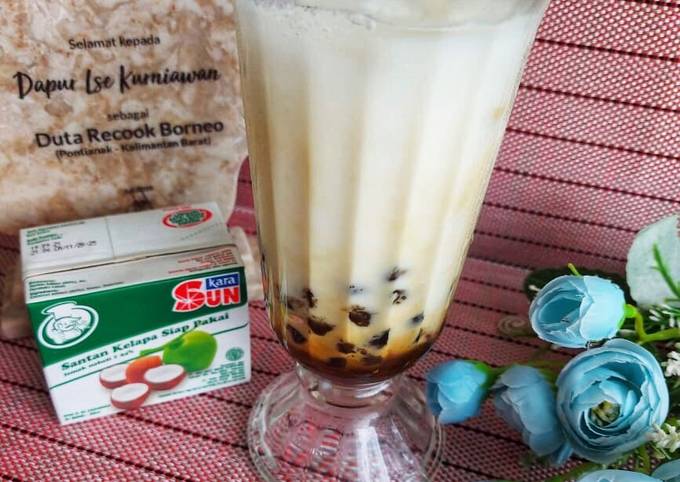 Resep Coconut Milk With Brown Sugar Boba, Bisa Manjain Lidah