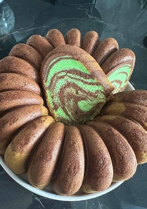Foto resep Bolu Marmer Pandan SP_Kitchen
