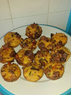 A picture of Egg muffins.