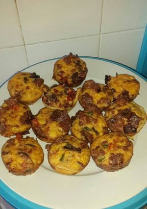 A picture of Egg muffins.