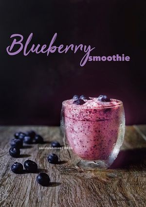 Gambar Blueberry Smoothie