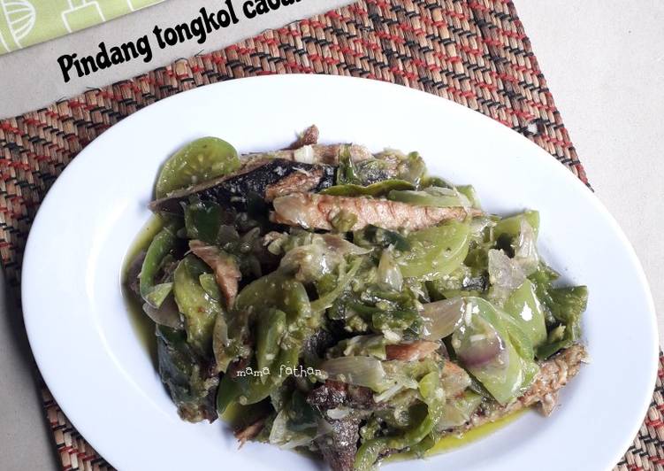 {Resep Pindang tongkol cabai hijau yang Gurih