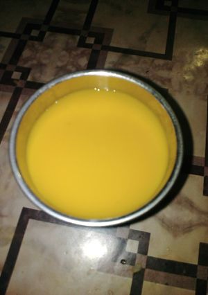 A picture of Ginger mangoe juice.