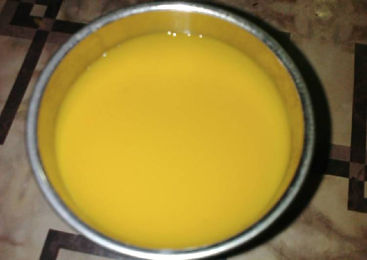Steps to Prepare Speedy Ginger mangoe juice