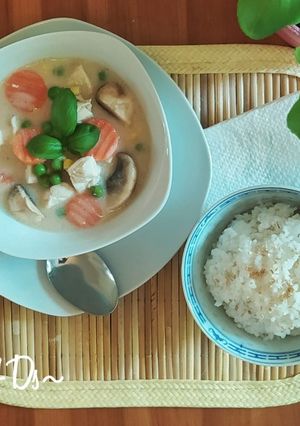 Foto resep Hühnerfrikassee - Sup Krim Ayam klasik Jerman