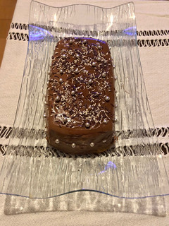 Una foto de Pastel de queso y chocolate en Thermomix