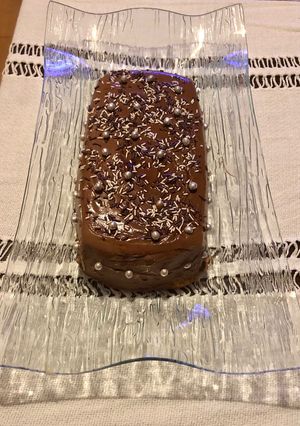 Una foto de Pastel de queso y chocolate en Thermomix