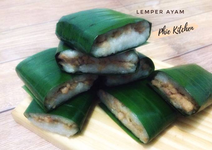 Lemper isi ayam