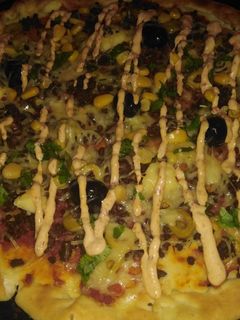 صورة لوصفة بيتزا 🍕