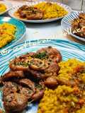 Ossobuco with Risotto alla Milanese and Gremolata