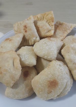 Φωτογραφία της συνταγής Μπουρέκια με αναρή, αλλιώς πιτάκια γλυκά με μυζήθρα