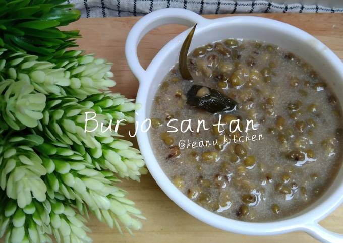 Resep 69. Bubur Kacang ijo kuah Santan, Enak Banget