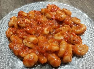 Una foto de Ñoquis de garbanzos