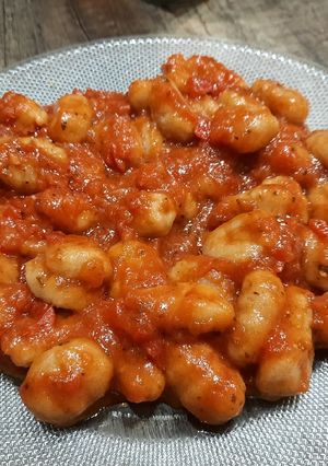 Una foto de Ñoquis de garbanzos