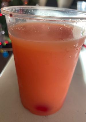 A picture of Grand-Memere’s Cherry OJ (8.5 ounces).