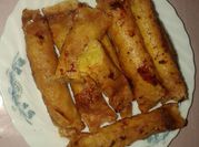 Gambar pisang goreng karamel