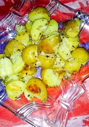 A picture of Lemon baked potato 🥔.