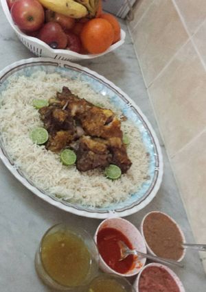 صورة لوصفة لحم مندي في الضغاط 😍