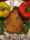 California Farm Eggplant Dinner with Stuffed Peppers