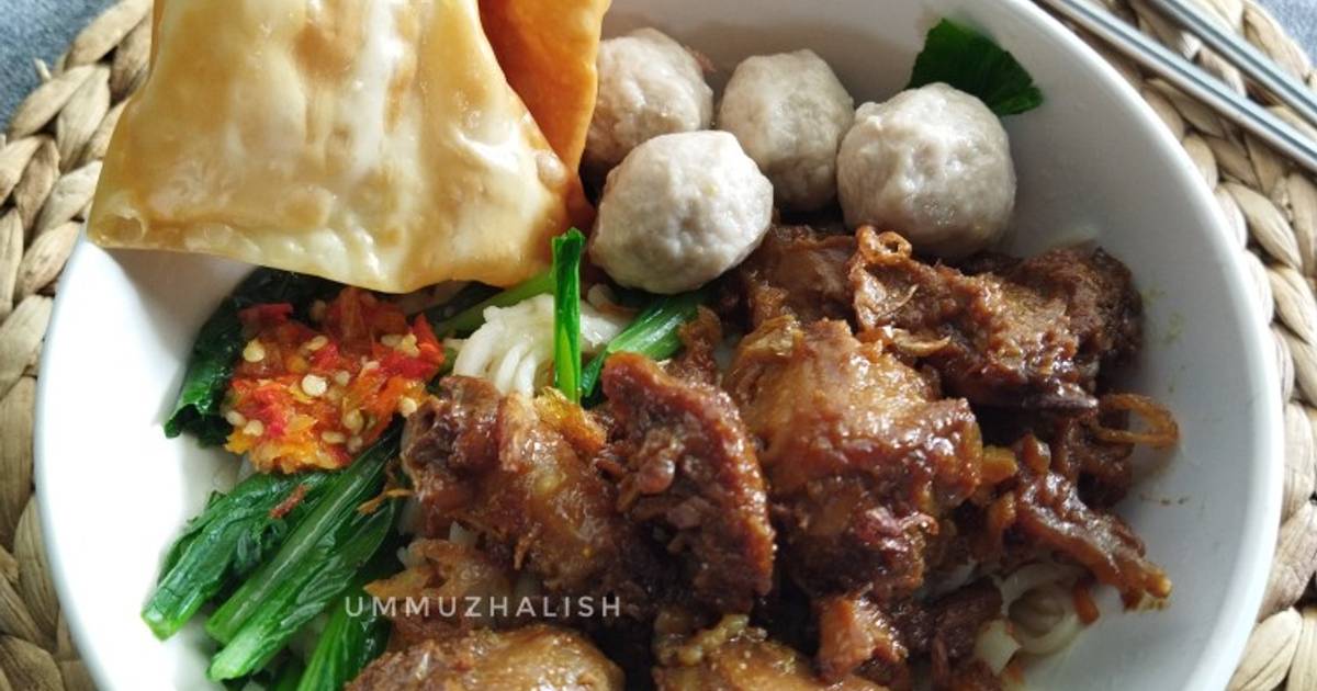 Resep Mie Ayam Bakso Homemade Oleh Farhah Cookpad