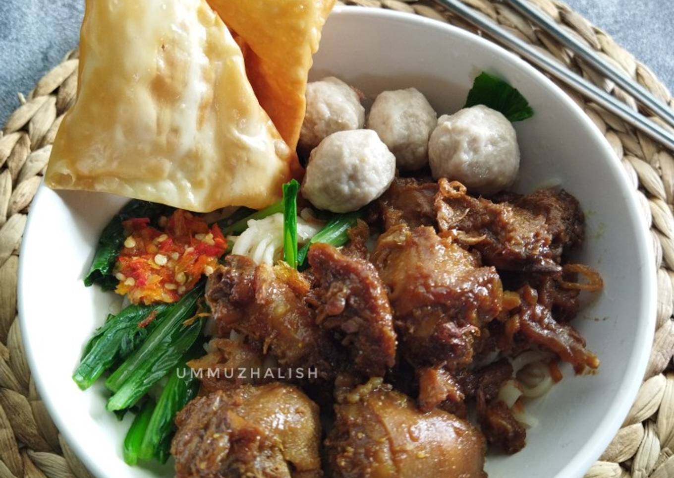 Mie Ayam Bakso Homemade