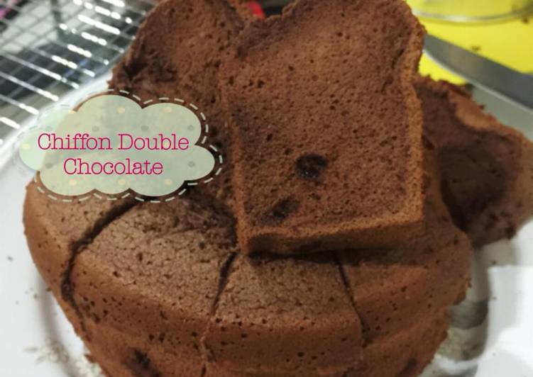 Kue Chiffon Double Chocolate – Resep membuatnya