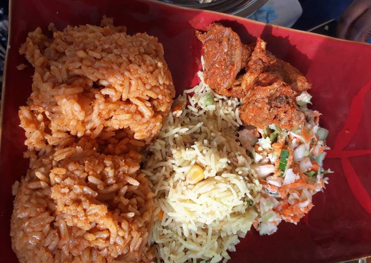 Easiest Way to Prepare Recipe of Jollof and curry rice