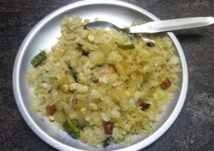 Recipe of Any-night-of-the-week White Rice Flakes Chiwda