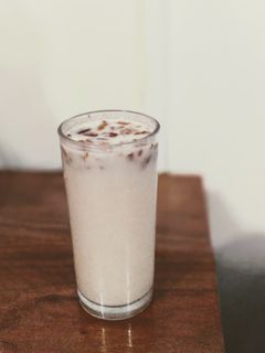 Una foto de Agua de horchata con nuez