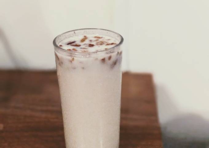 agua de horchata vaso