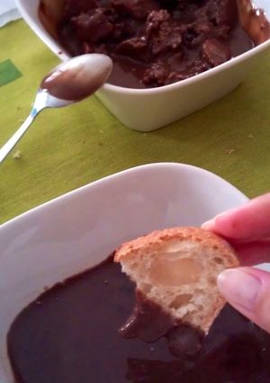 Una foto de Chocolate espeso, Thermomix y colacao