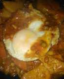 Bifecitos de cerdo a la portuguesa con yapa..