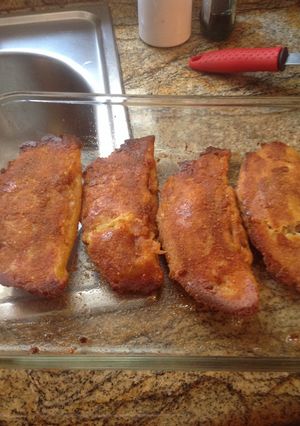 Una foto de Empanadas de papa rellenas con carne y pollo