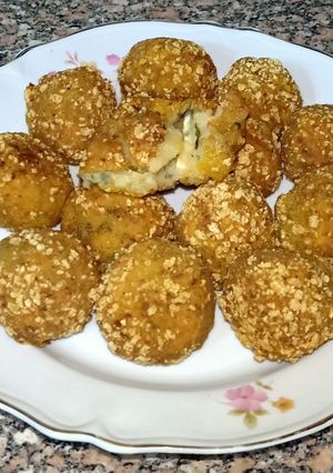 صورة لوصفة 🥰 كورات البطاطس بالجبنه البيضاء 🥰