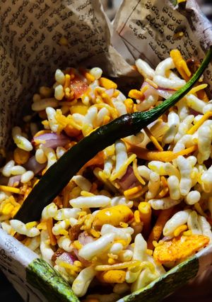 A picture of Bhel (Odisha style).