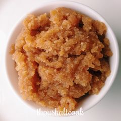 Moong Dal halwa A picture of Moong Dal halwa.