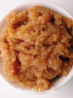 A picture of Moong Dal halwa.