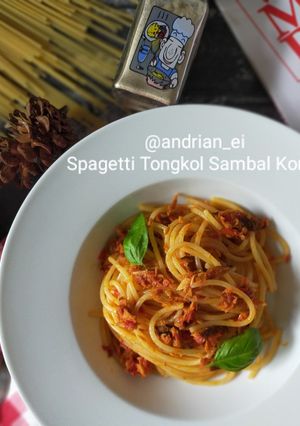 Foto resep Spagetti Tongkol Sambal Korek