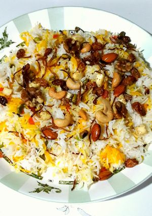 A picture of Kashmiri Pulao.