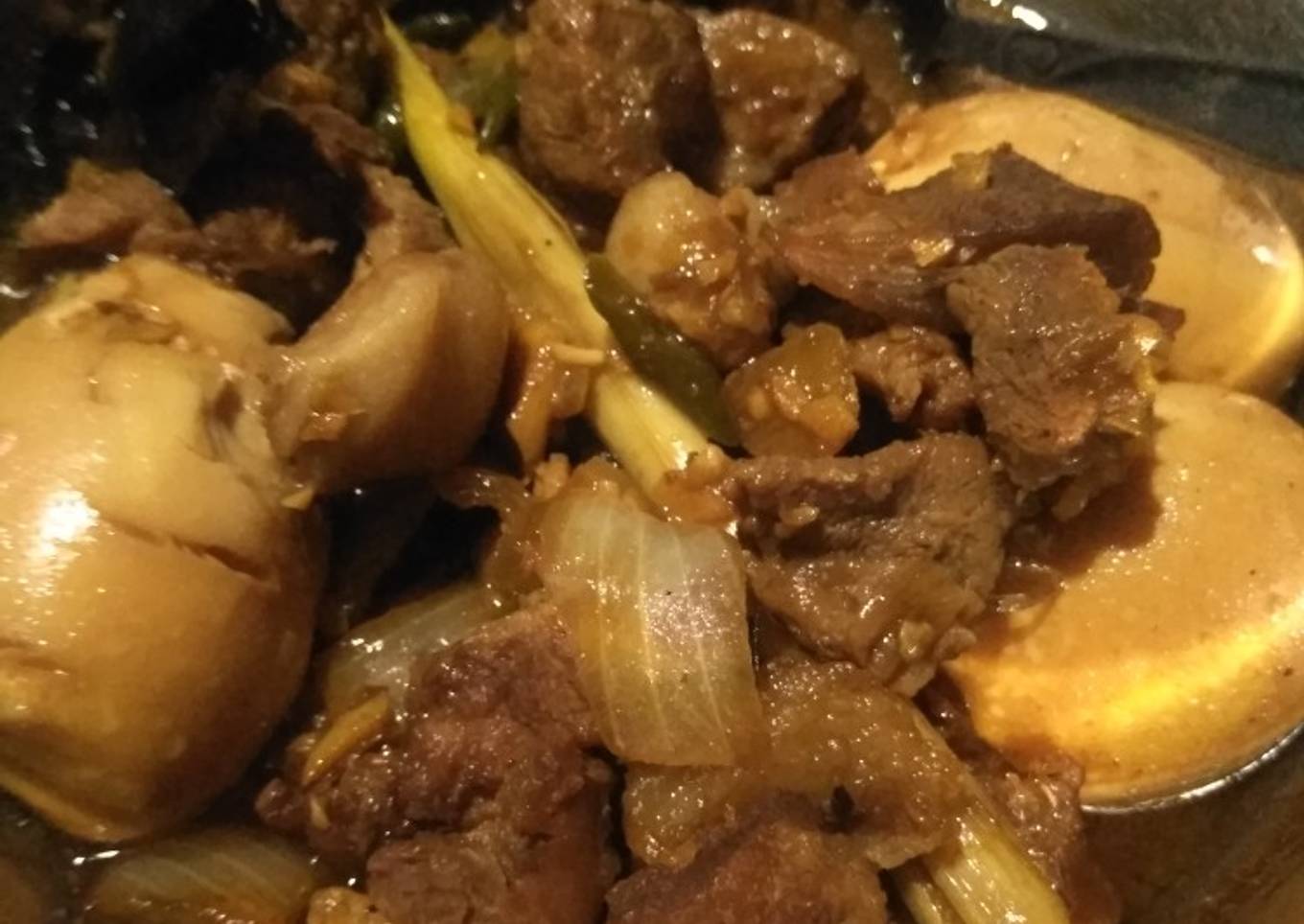 Babi kecap cabe hijau(Non halal)